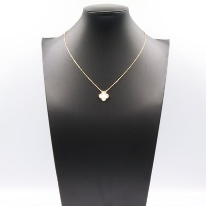 ヴィンテージアルハンブラ マザーオブパール ネックレス ネックレス K18YG マザーオブパール イエローゴールド ホワイト ヴァンクリーフアンドアーペル アクセサリー Van Cleef & Arpels