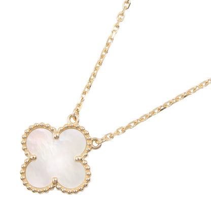 ヴィンテージアルハンブラ マザーオブパール ネックレス ネックレス K18YG マザーオブパール イエローゴールド ホワイト ヴァンクリーフアンドアーペル アクセサリー Van Cleef & Arpels