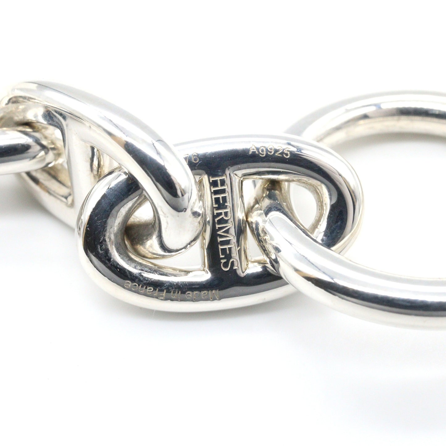 シェーヌダンクル MM 16コマ ブレスレット ブレスレット SV925 シルバー エルメス アクセサリー HERMES