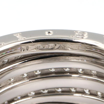 B-zero1 ビーゼロワン リング 4バンド リング 指輪 K18WG ダイヤモンド ホワイトゴールド クリア ブルガリ アクセサリー BVLGARI