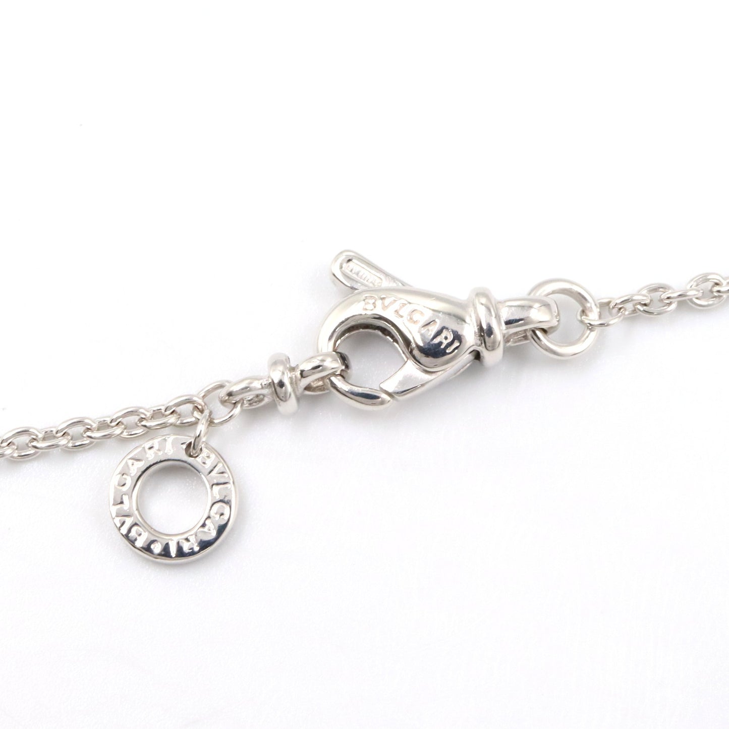 ブルガリブルガリ ダイヤ ネックレス ネックレス K18WG ダイヤモンド ホワイトゴールド クリア ブルガリ アクセサリー BVLGARI