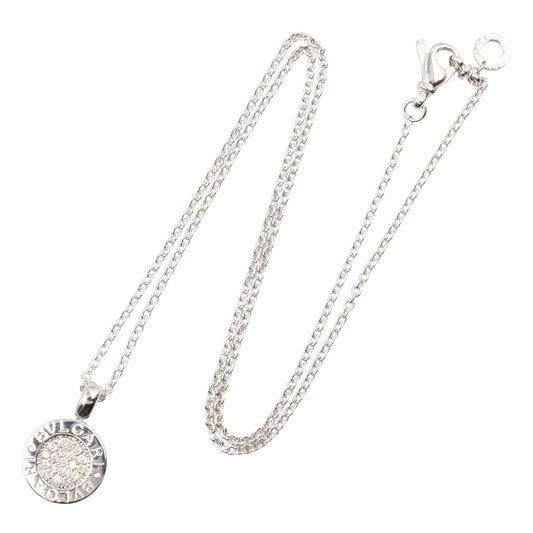 ブルガリブルガリ ダイヤ ネックレス ネックレス K18WG ダイヤモンド ホワイトゴールド クリア ブルガリ アクセサリー BVLGARI