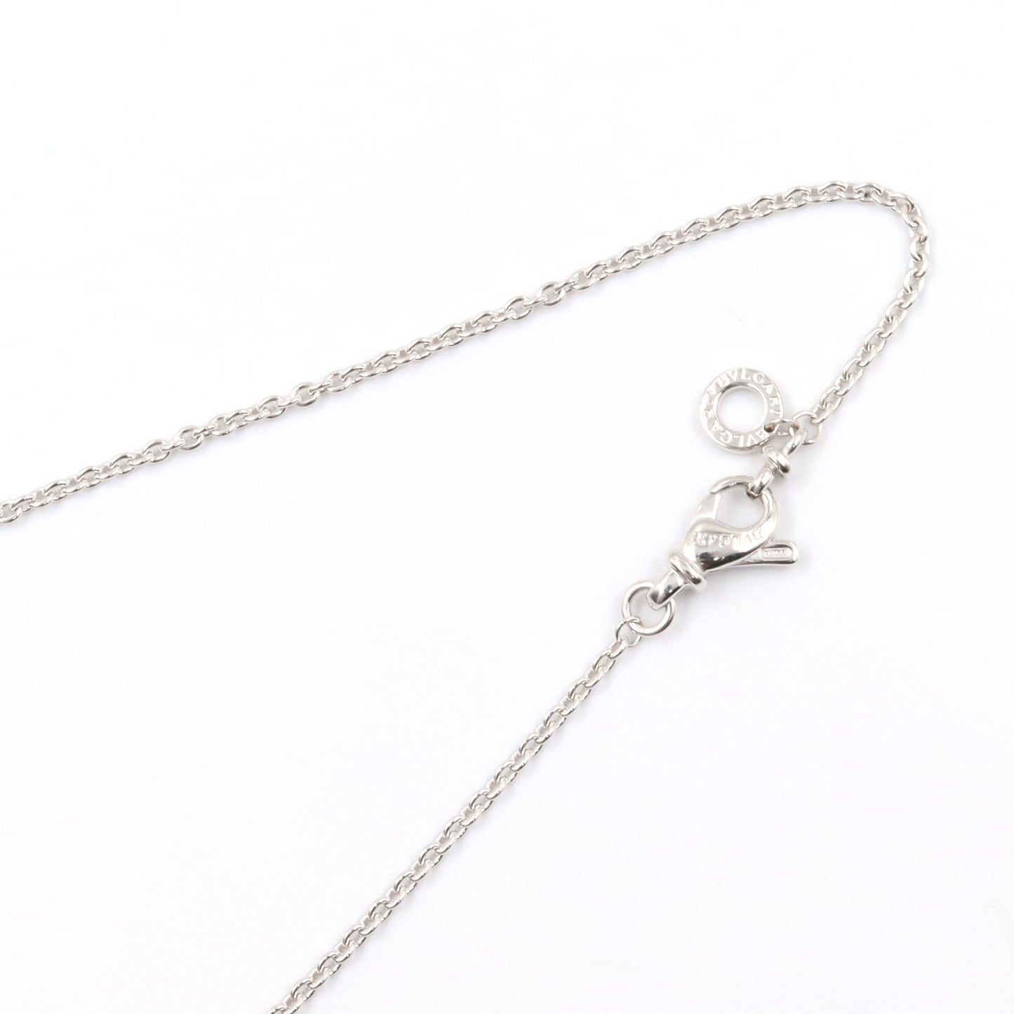 ブルガリブルガリ ダイヤ ネックレス ネックレス K18WG ダイヤモンド ホワイトゴールド クリア ブルガリ アクセサリー BVLGARI