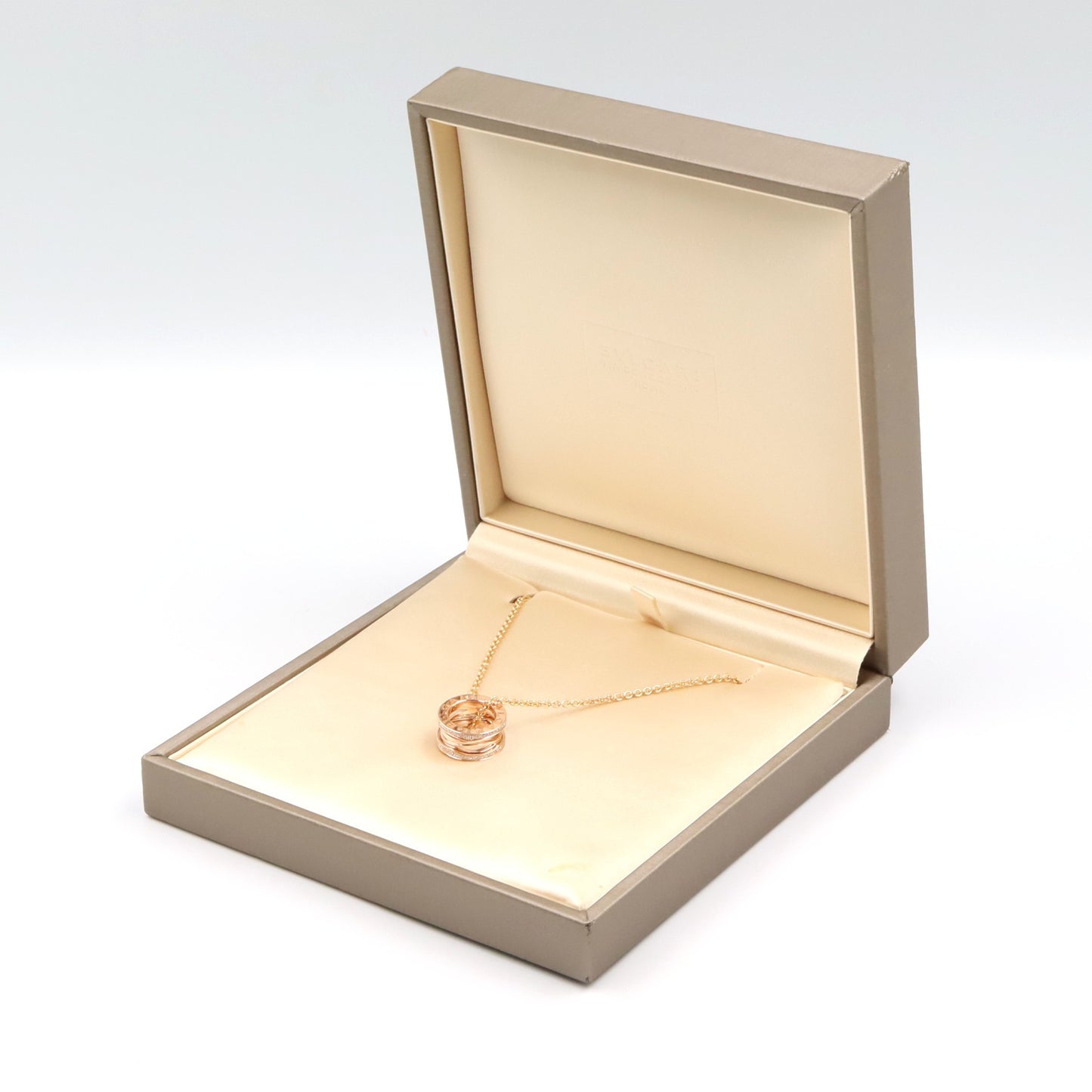 B-zero1 ビーゼロワン デザインレジェンド ダイヤ ネックレス ネックレス K18PG ダイヤモンド ピンクゴールド クリア ブルガリ アクセサリー BVLGARI