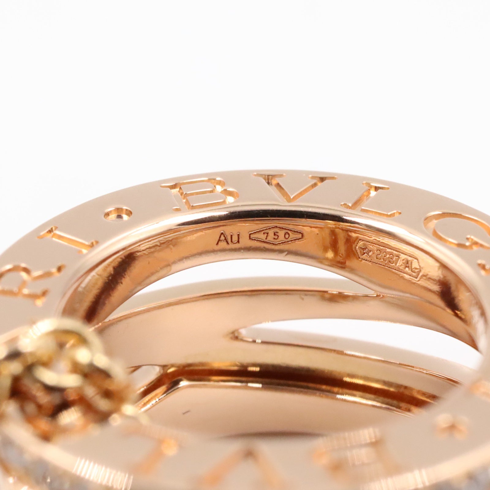 B-zero1 ビーゼロワン デザインレジェンド ダイヤ ネックレス ネックレス K18PG ダイヤモンド ピンクゴールド クリア ブルガリ アクセサリー BVLGARI