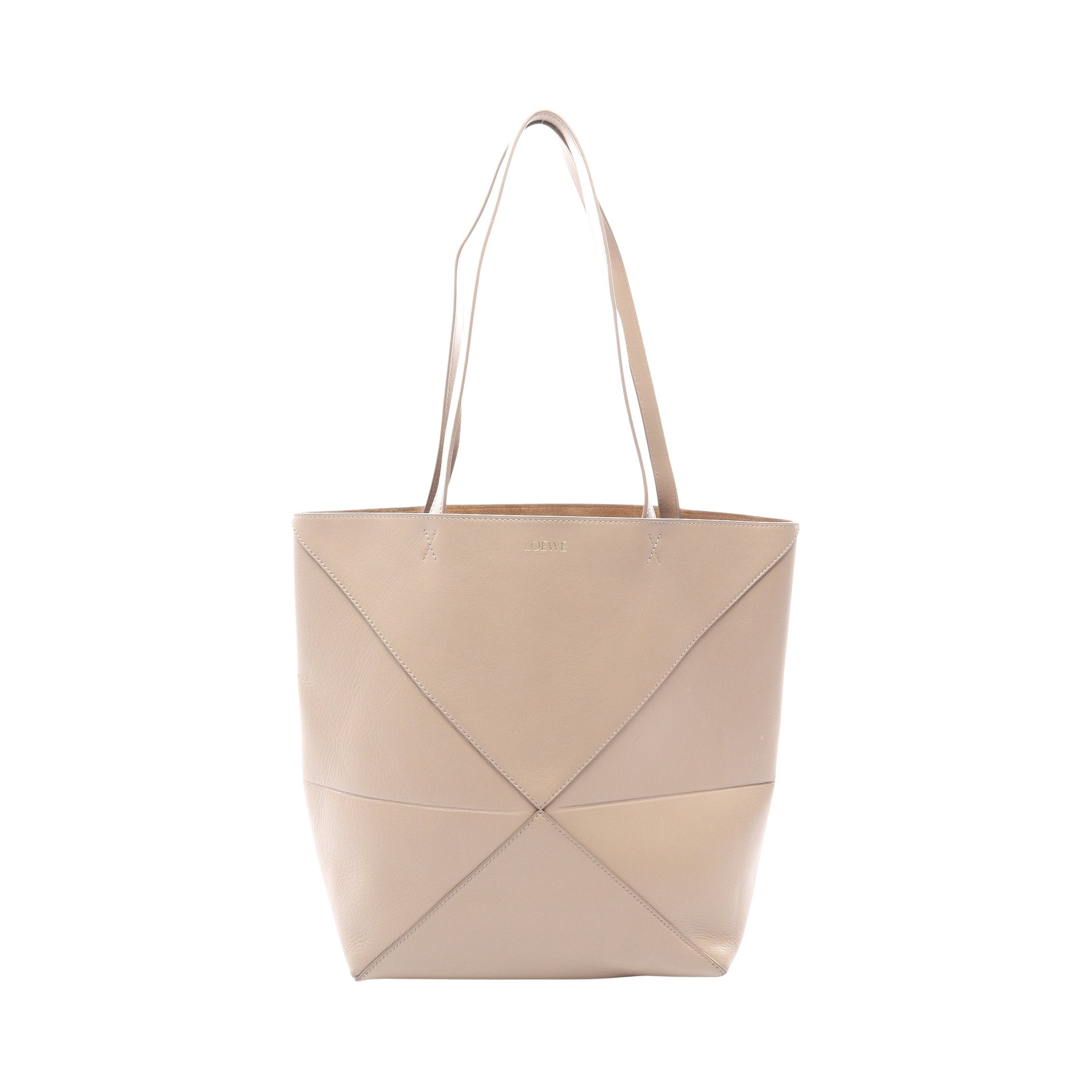 PUZZLE TOTE MEDIUM ショルダーバッグ トートバッグ レザー グレー