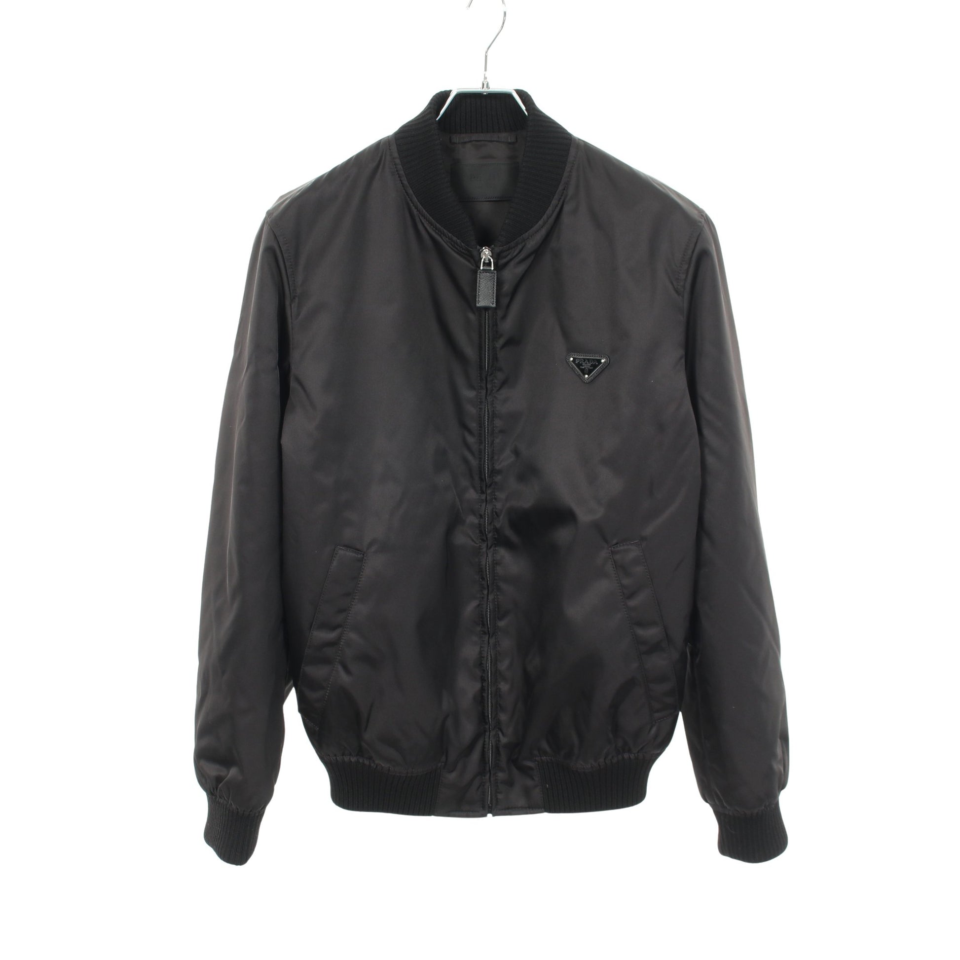 Re-Nylon ブルゾン ボンバージャケット ナイロン ブラック プラダ アウター PRADA