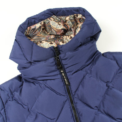 ダウンジャケット ブルー エトロ アウター ETRO