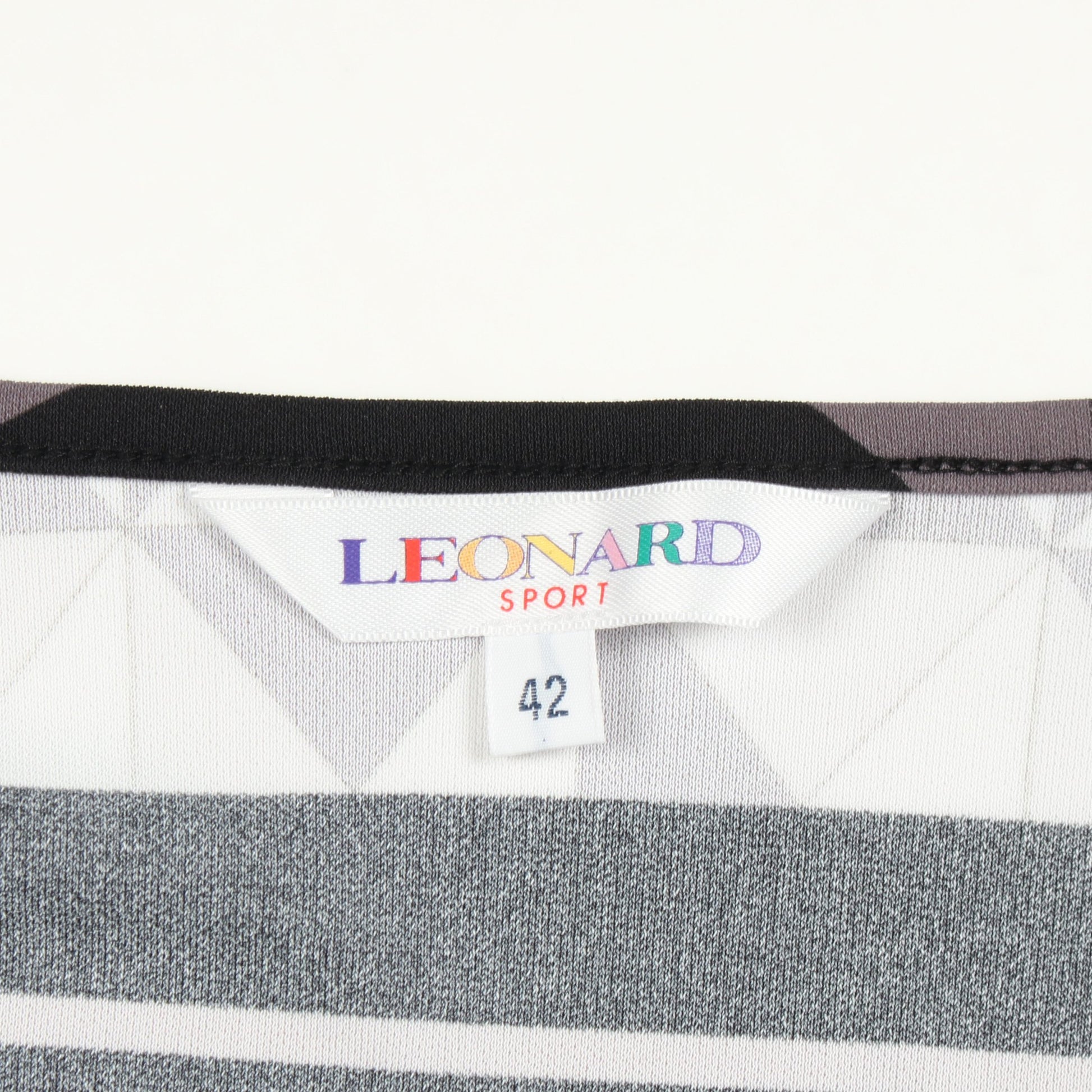 花柄 七分袖 カットソー ブラック ブルー グレー レオナールスポーツ トップス LEONARD SPORT