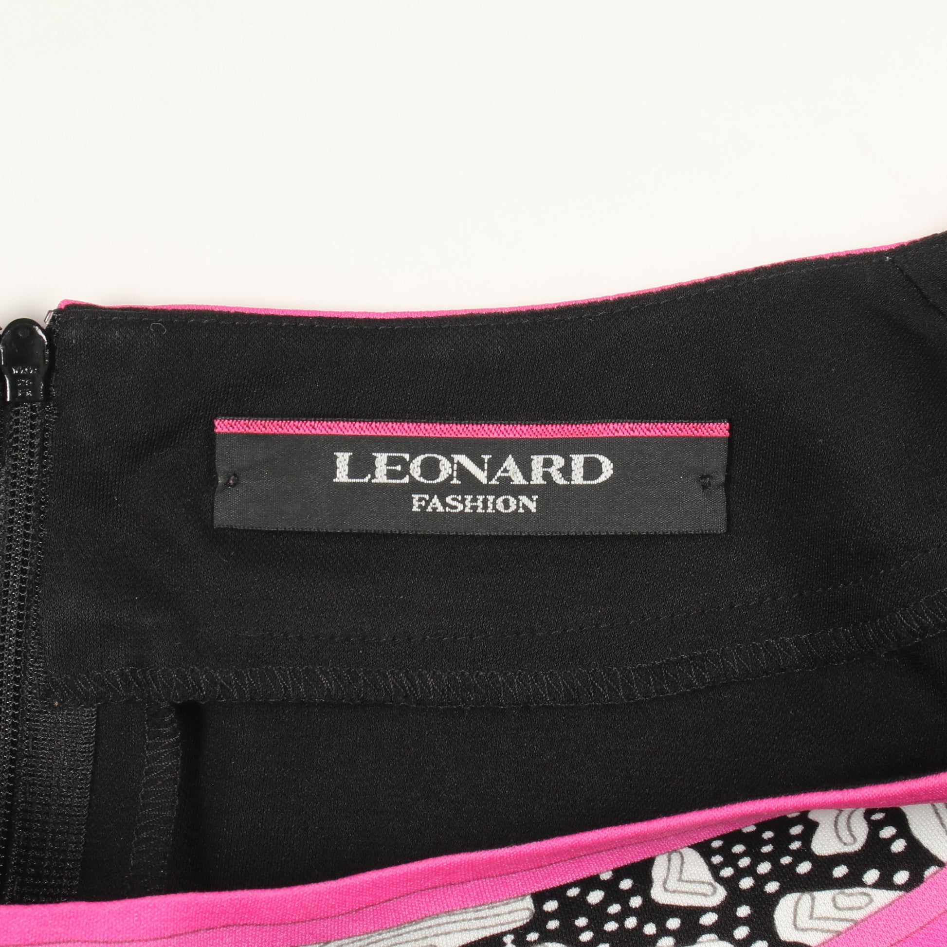 ワンピース ブラック ピンク レオナールファッション ワンピース LEONARD FASHION