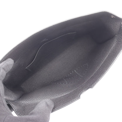 ヴィド ポッシュ ショルダーバッグ トゴ ブラック シルバー金具 B刻印 エルメス バッグ HERMES