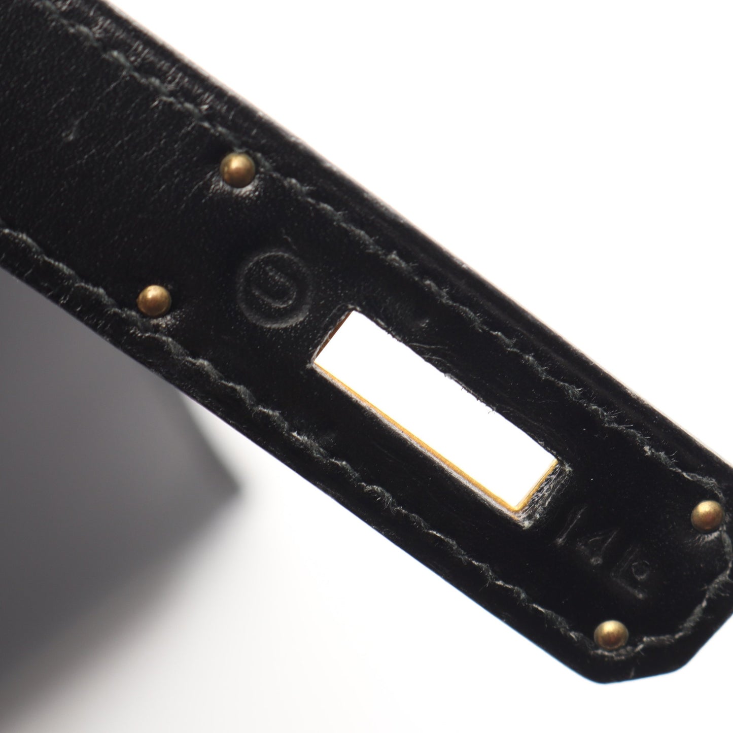 ケリー32 外縫い 2WAY ハンドバッグ ボックスカーフ ブラック ゴールド金具 ○U刻印 エルメス バッグ HERMES