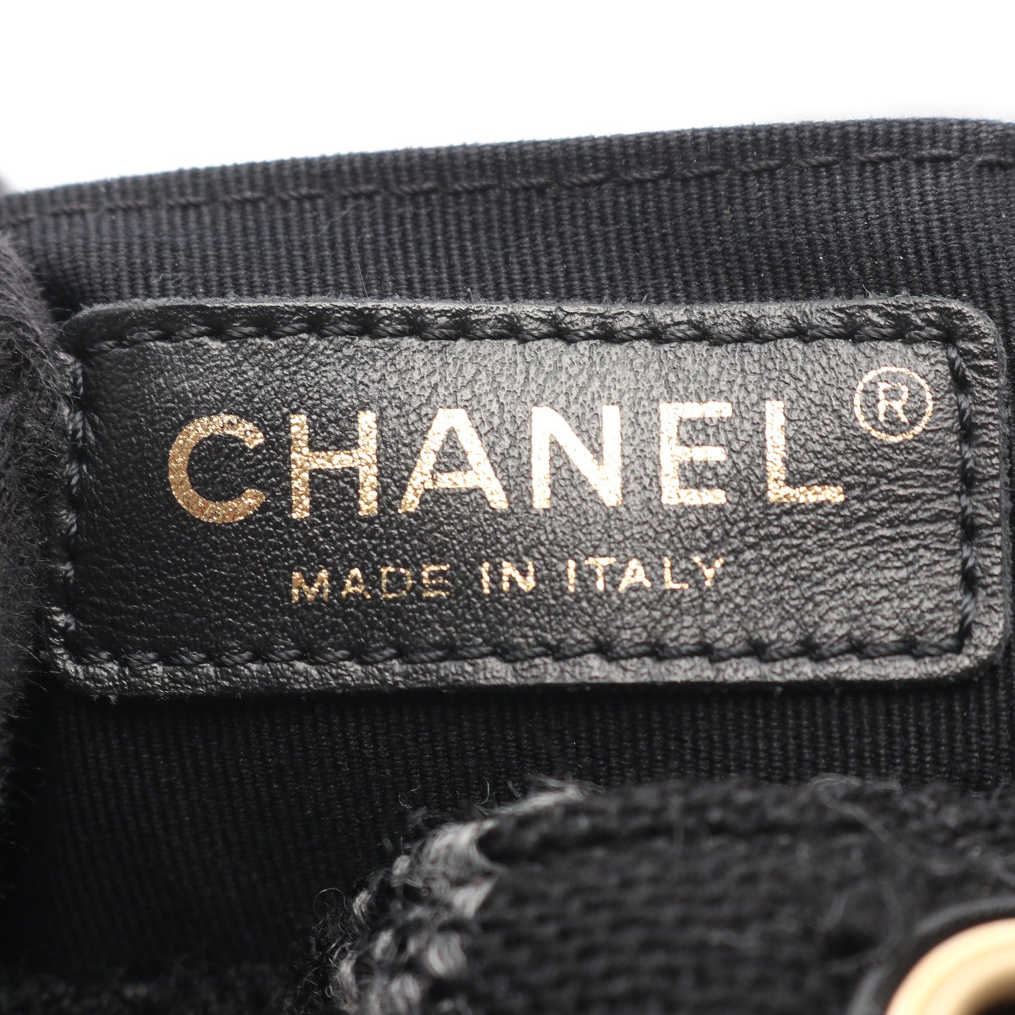 ココマーク バックパック リュックサック チェック柄 ウール ブラック グレー ゴールド金具 シャネル バッグ CHANEL