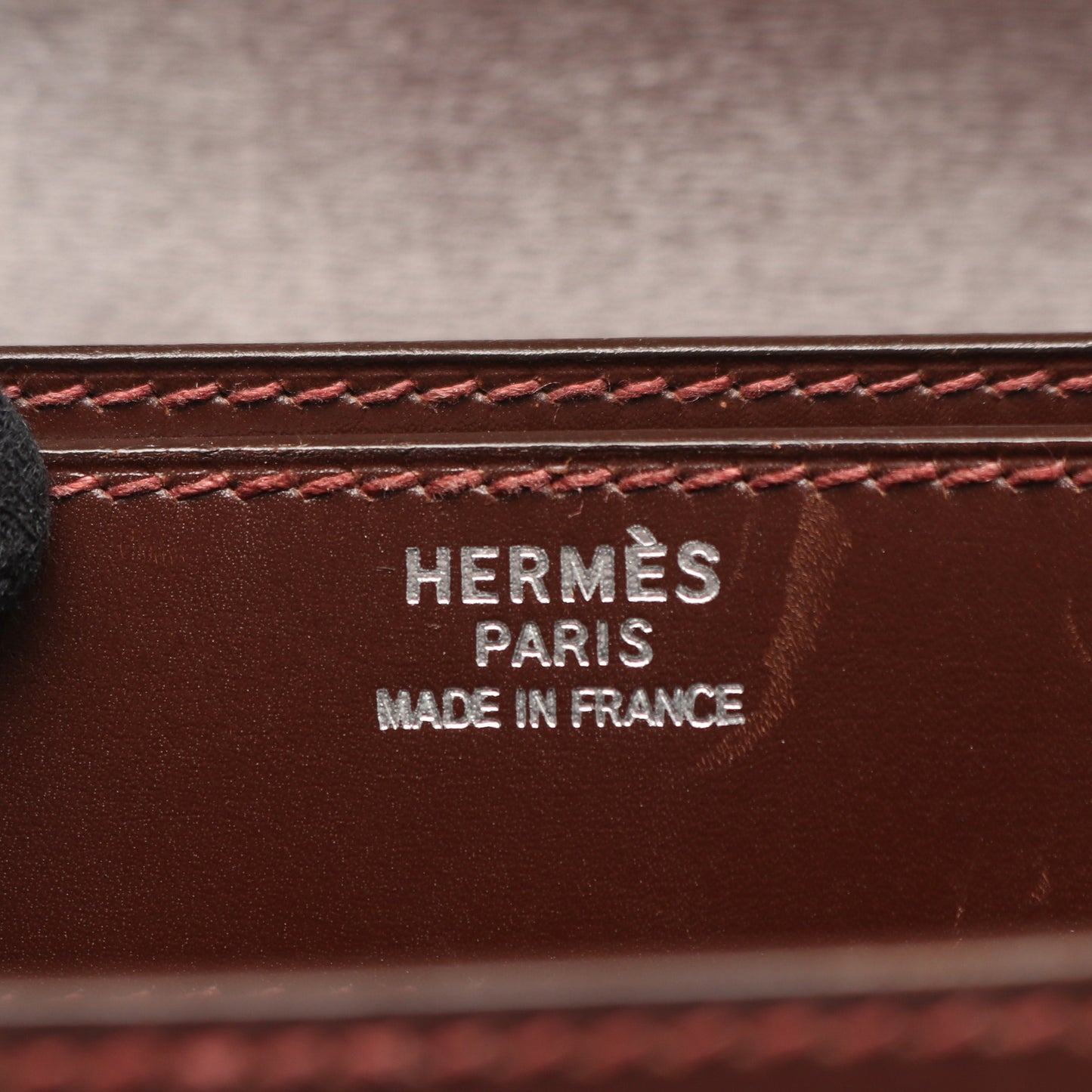 サックアデペッシュ38 ビジネスバッグ ブリーフケース ボックスカーフ ブラウン シルバー金具 □E刻印 エルメス バッグ HERMES