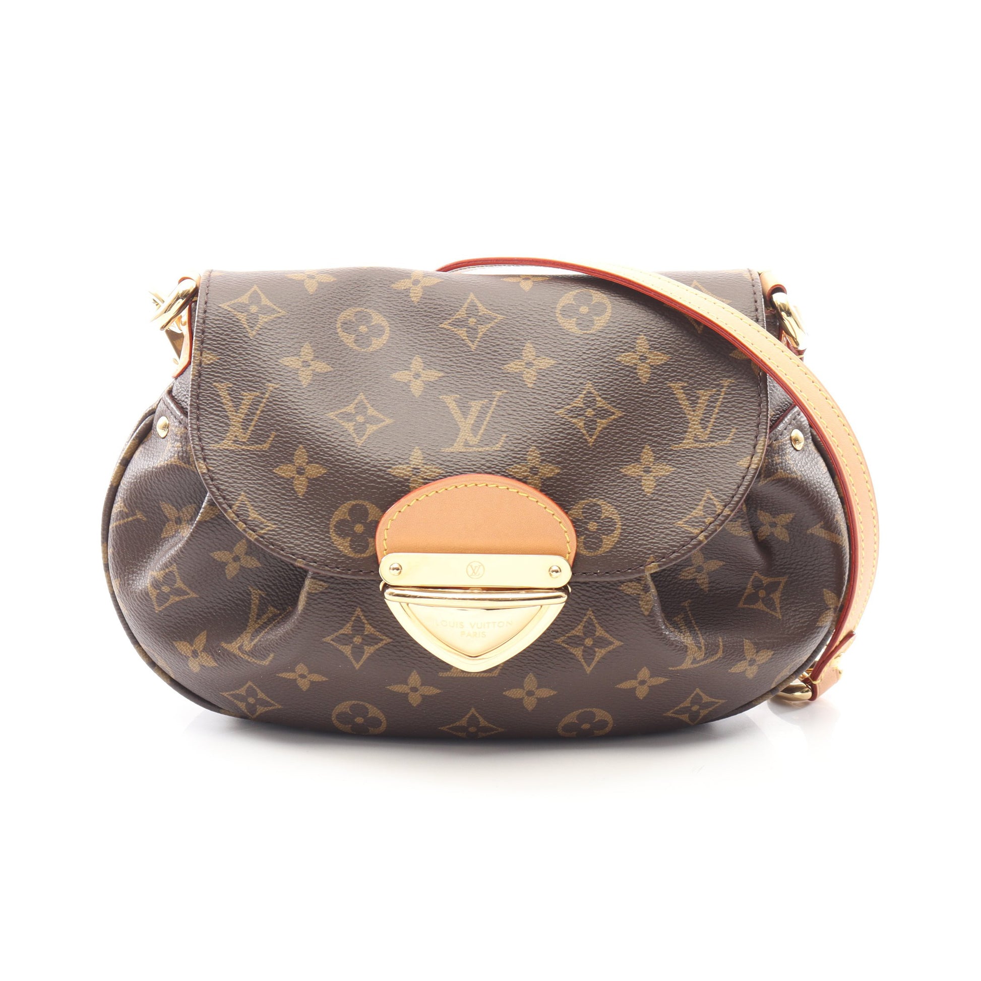 サンセット モノグラム ショルダーバッグ PVC レザー ブラウン ルイヴィトン バッグ LOUIS VUITTON