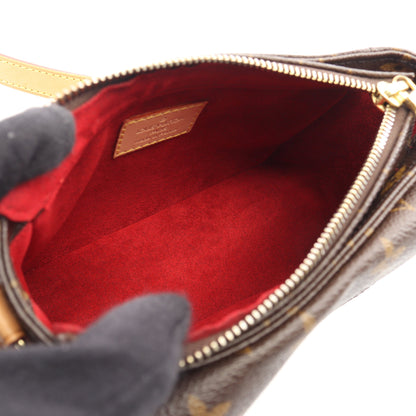 ヴィバシテPM モノグラム ショルダーバッグ PVC レザー ブラウン ルイヴィトン バッグ LOUIS VUITTON