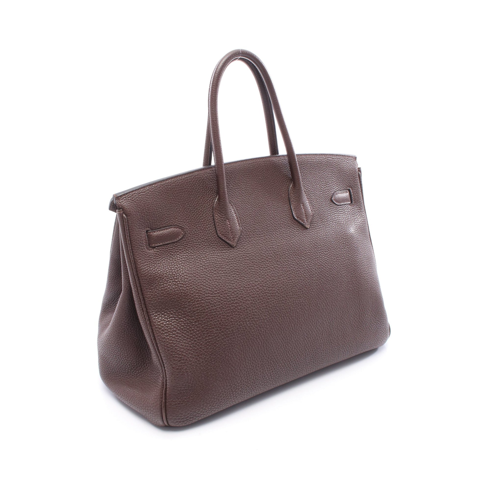 バーキン35 ショコラ ハンドバッグ トゴ ダークブラウン ゴールド金具 □L刻印 エルメス バッグ HERMES