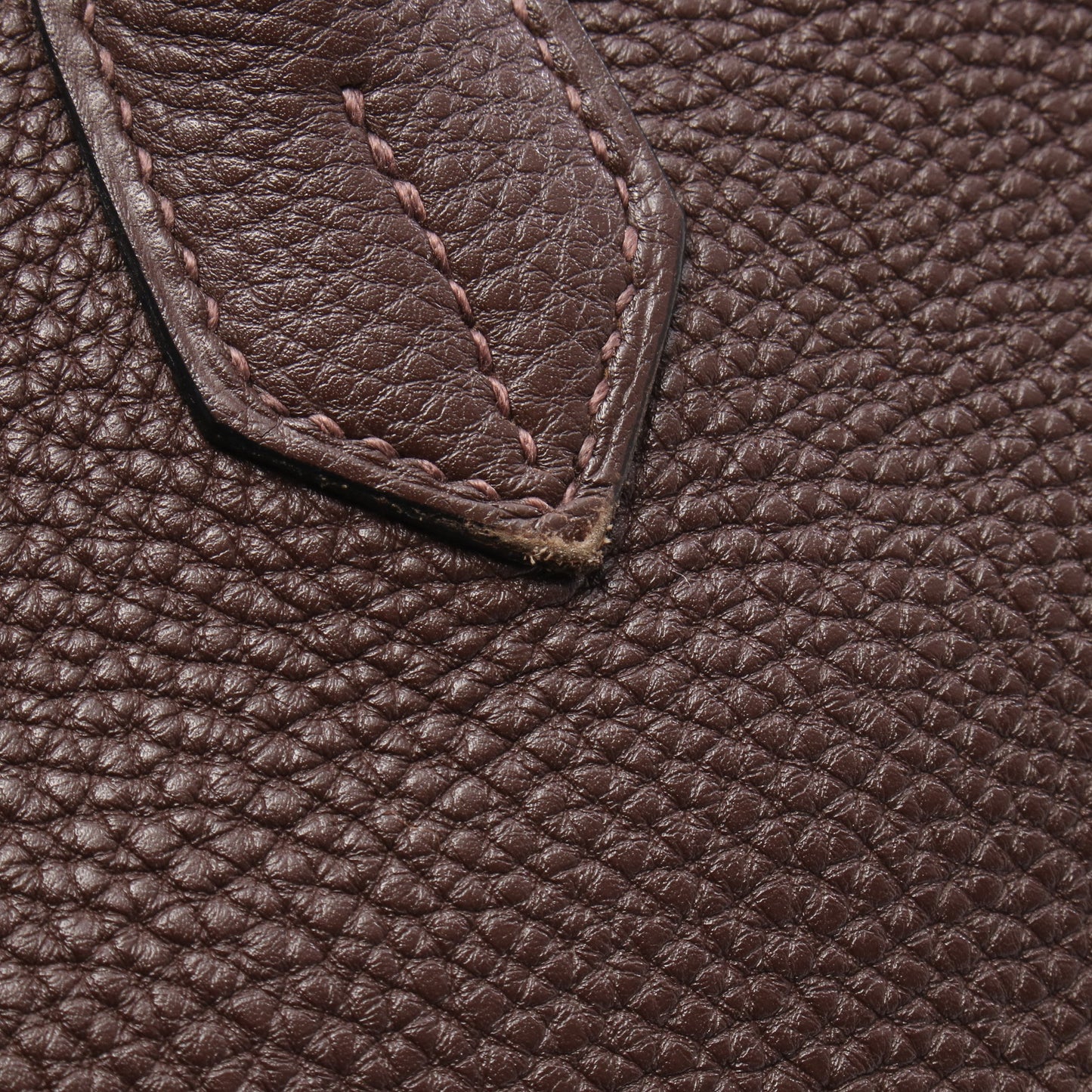 バーキン35 ショコラ ハンドバッグ トゴ ダークブラウン ゴールド金具 □L刻印 エルメス バッグ HERMES