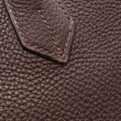 バーキン35 ショコラ ハンドバッグ トゴ ダークブラウン ゴールド金具 □L刻印 エルメス バッグ HERMES