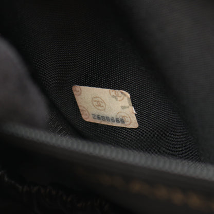 ビコローレ ココマーク ミラー付き 2WAY バニティバッグ ラムスキン ブラック ゴールド金具 シャネル バッグ CHANEL