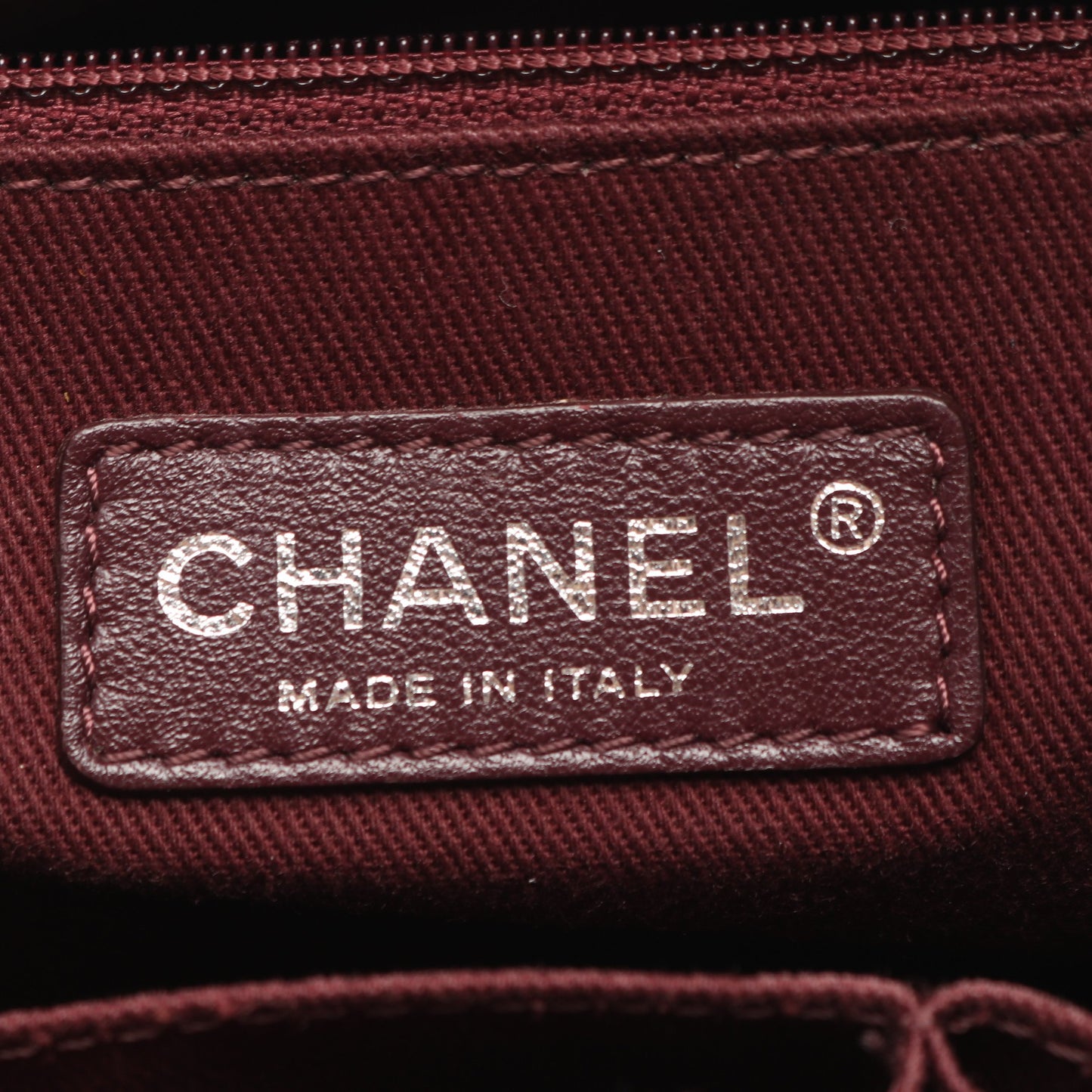 マトラッセ エンボス加工 アンティークシルバー金具 チェーンショルダーバッグ レザー ブラウン シャネル バッグ CHANEL