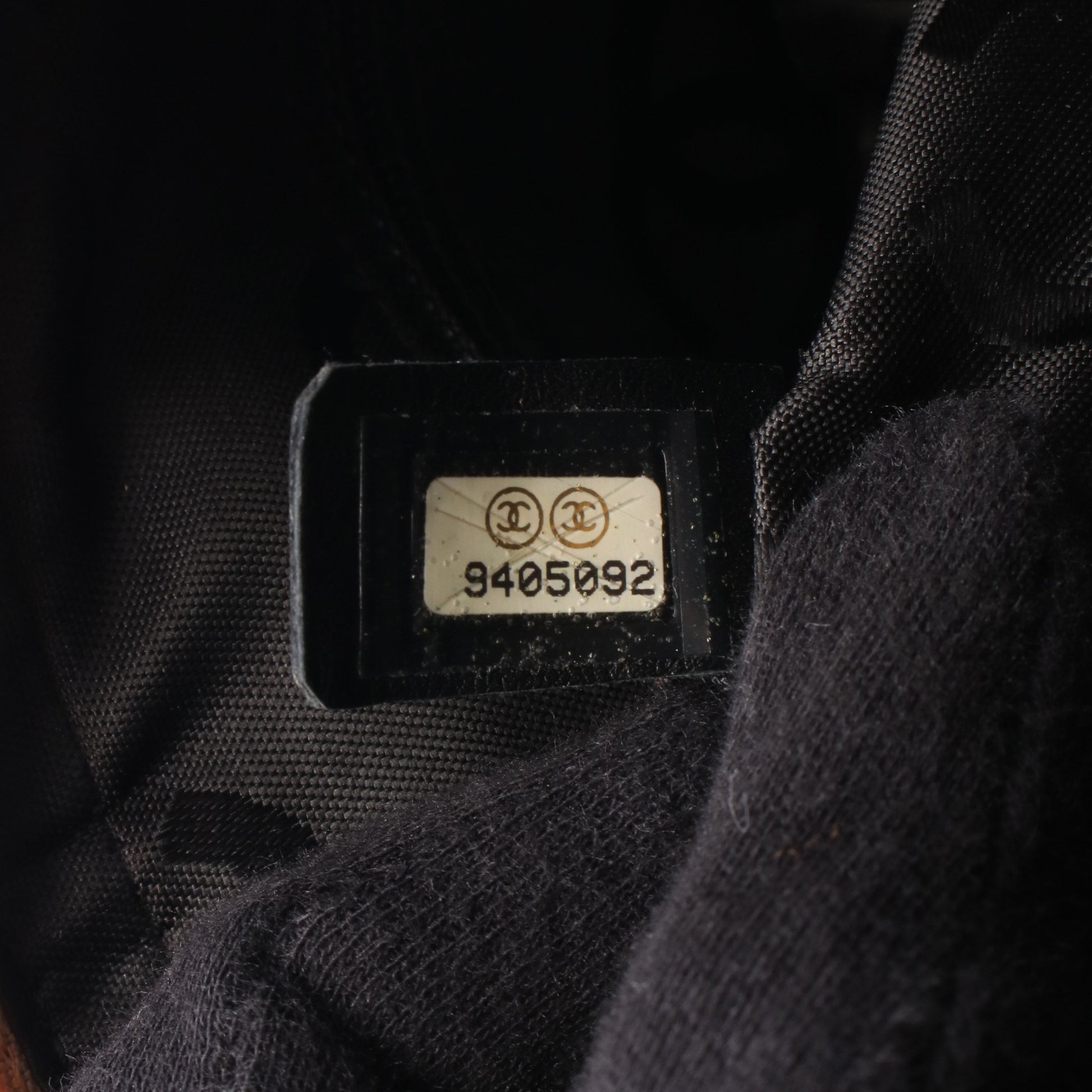 カンボンライン ショルダーバッグ レザー ベージュ ブラック シルバー金具 シャネル バッグ CHANEL