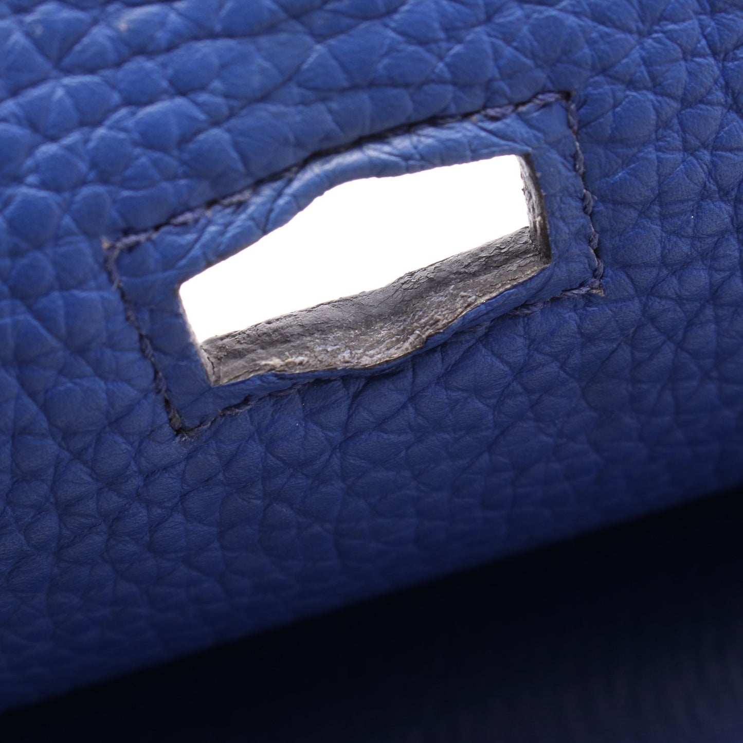ジプシエール31 ブルーエレクトリック ショルダーバッグ トリヨンクレマンス ブルー シルバー金具 □O刻印 エルメス バッグ HERMES