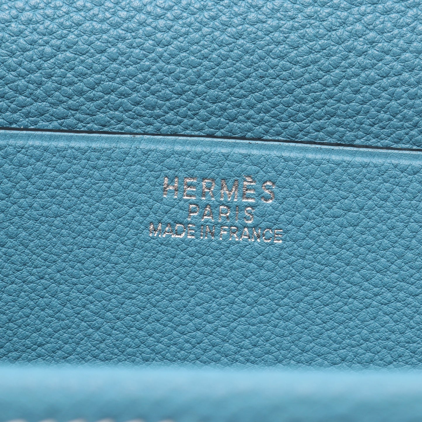 バルドゴルフ ブルージーン ショルダーバッグ トゴ ライトブルー シルバー金具 □H刻印 エルメス バッグ HERMES