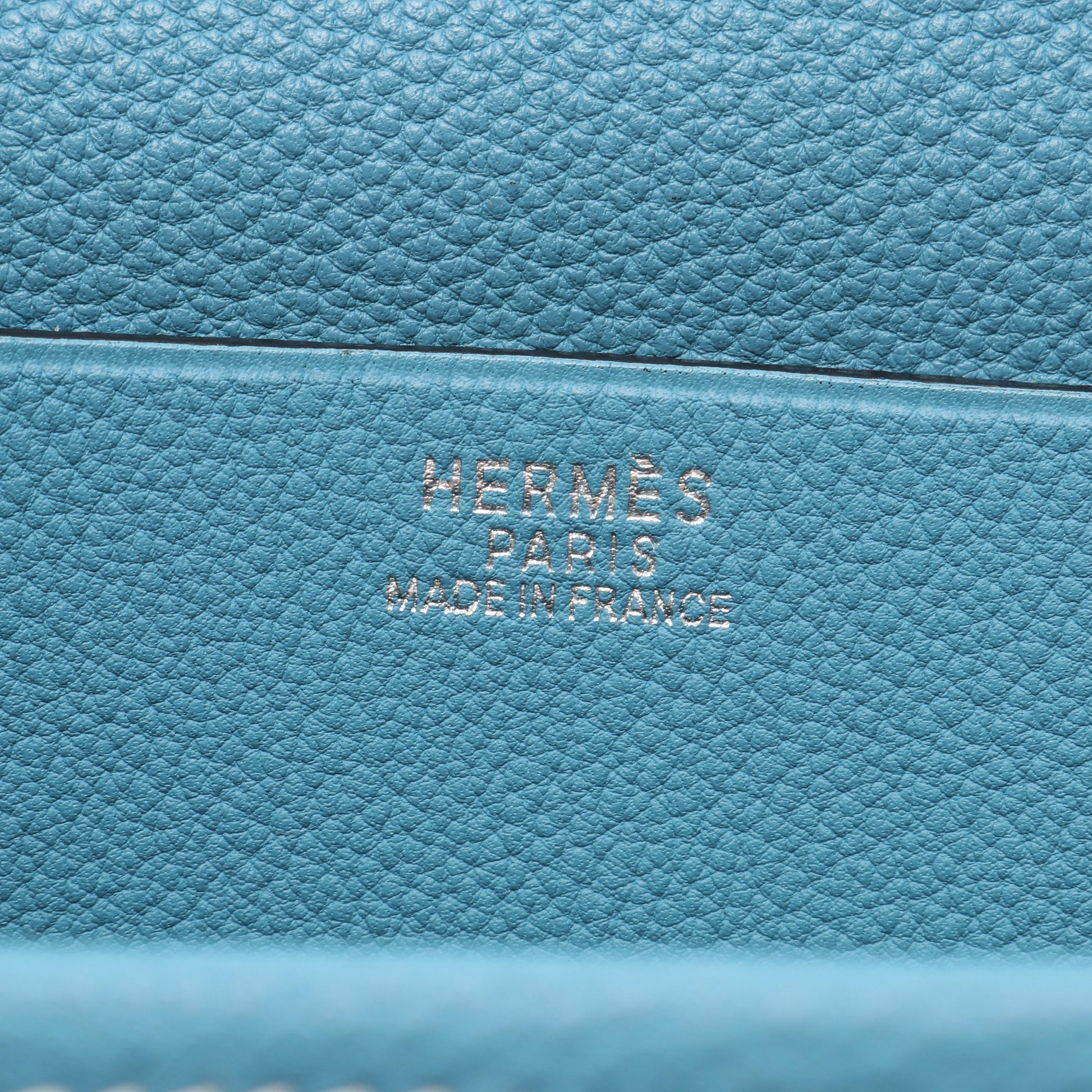 バルドゴルフ ブルージーン ショルダーバッグ トゴ ライトブルー シルバー金具 □H刻印 エルメス バッグ HERMES