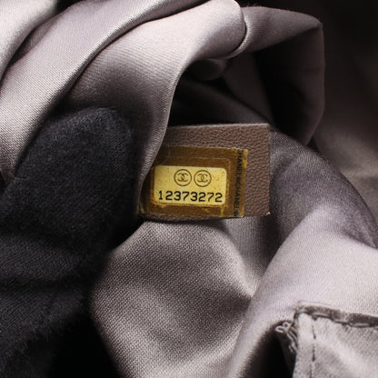 メルローズカバス クルーズライン チェーンショルダーバッグ コットンジャージー ブラック シルバー金具 シャネル バッグ CHANEL
