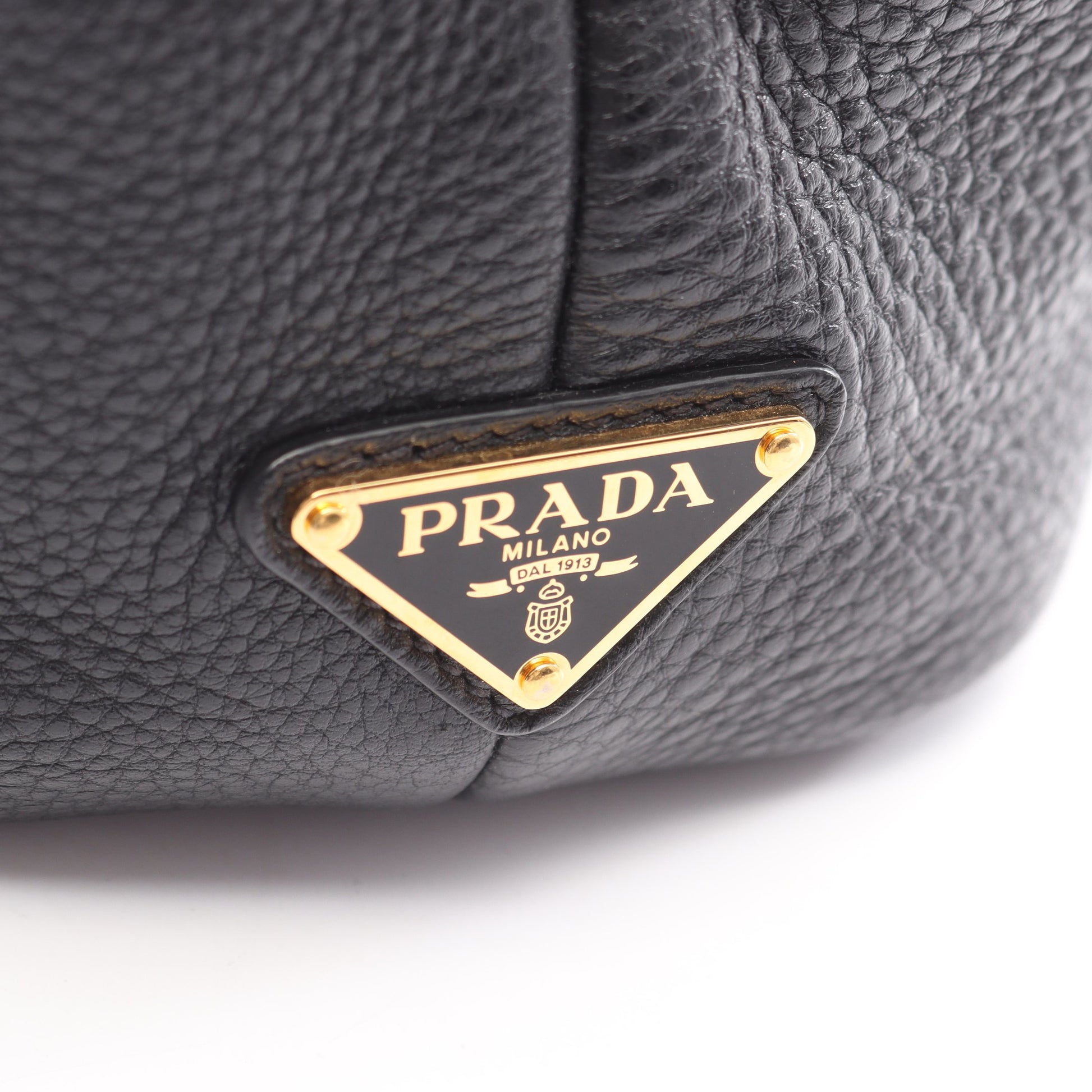 VIT DAINO ヴィッテロダイノ ハンドバッグ トートバッグ レザー ブラック プラダ バッグ PRADA