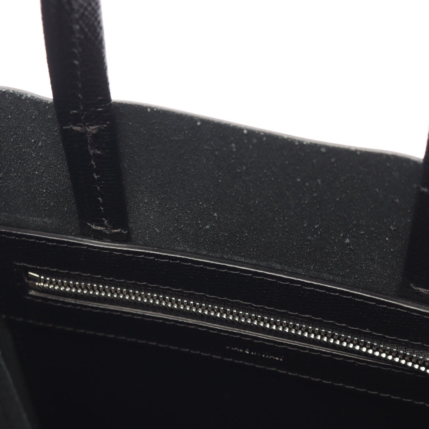 バーティカル スモール カバ 2WAY ハンドバッグ トートバッグ レザー ブラック セリーヌ バッグ CELINE
