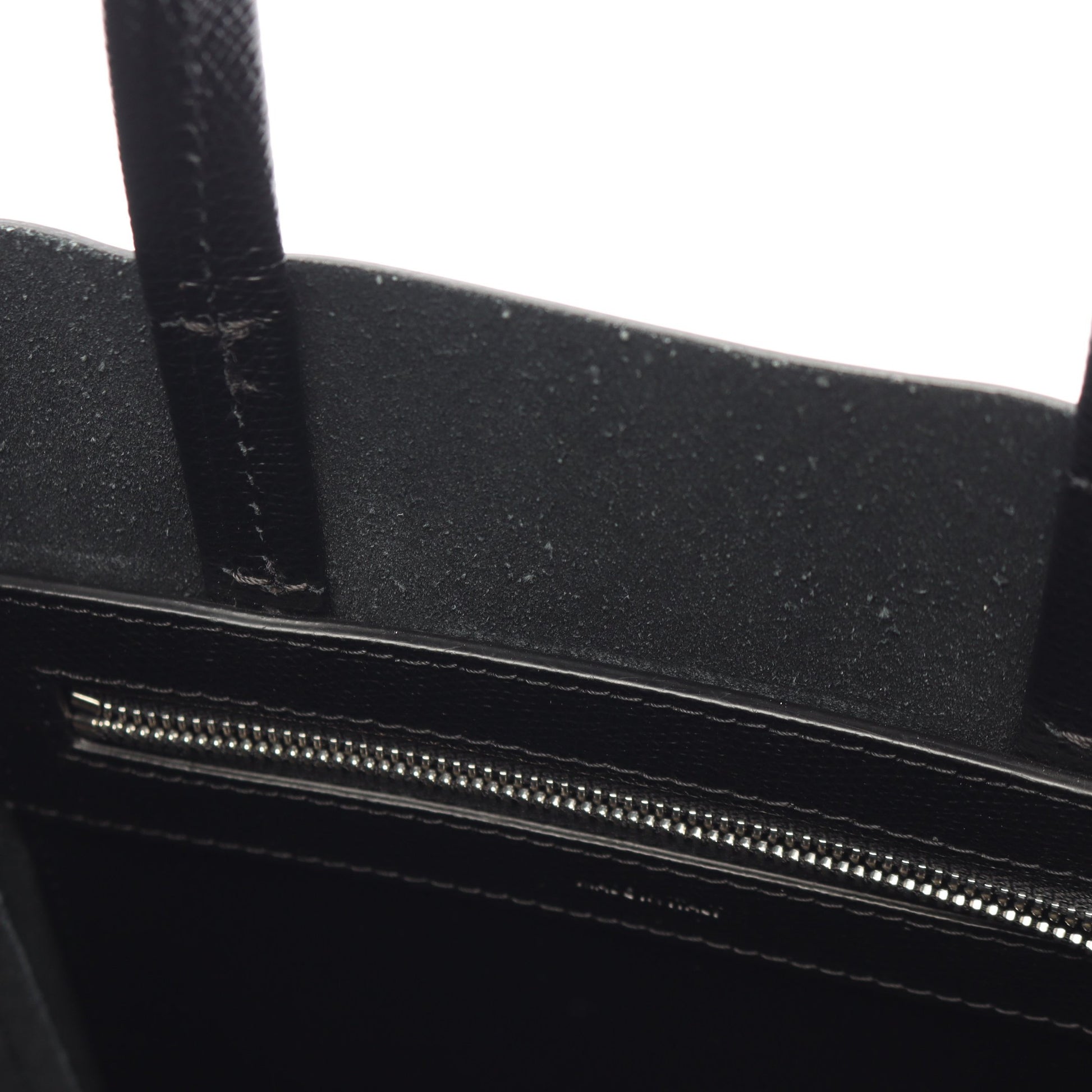 バーティカル スモール カバ 2WAY ハンドバッグ トートバッグ レザー ブラック セリーヌ バッグ CELINE