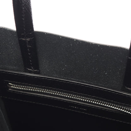 バーティカル スモール カバ 2WAY ハンドバッグ トートバッグ レザー ブラック セリーヌ バッグ CELINE