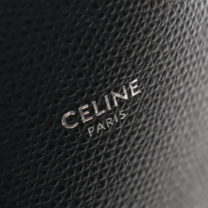バーティカル スモール カバ 2WAY ハンドバッグ トートバッグ レザー ブラック セリーヌ バッグ CELINE