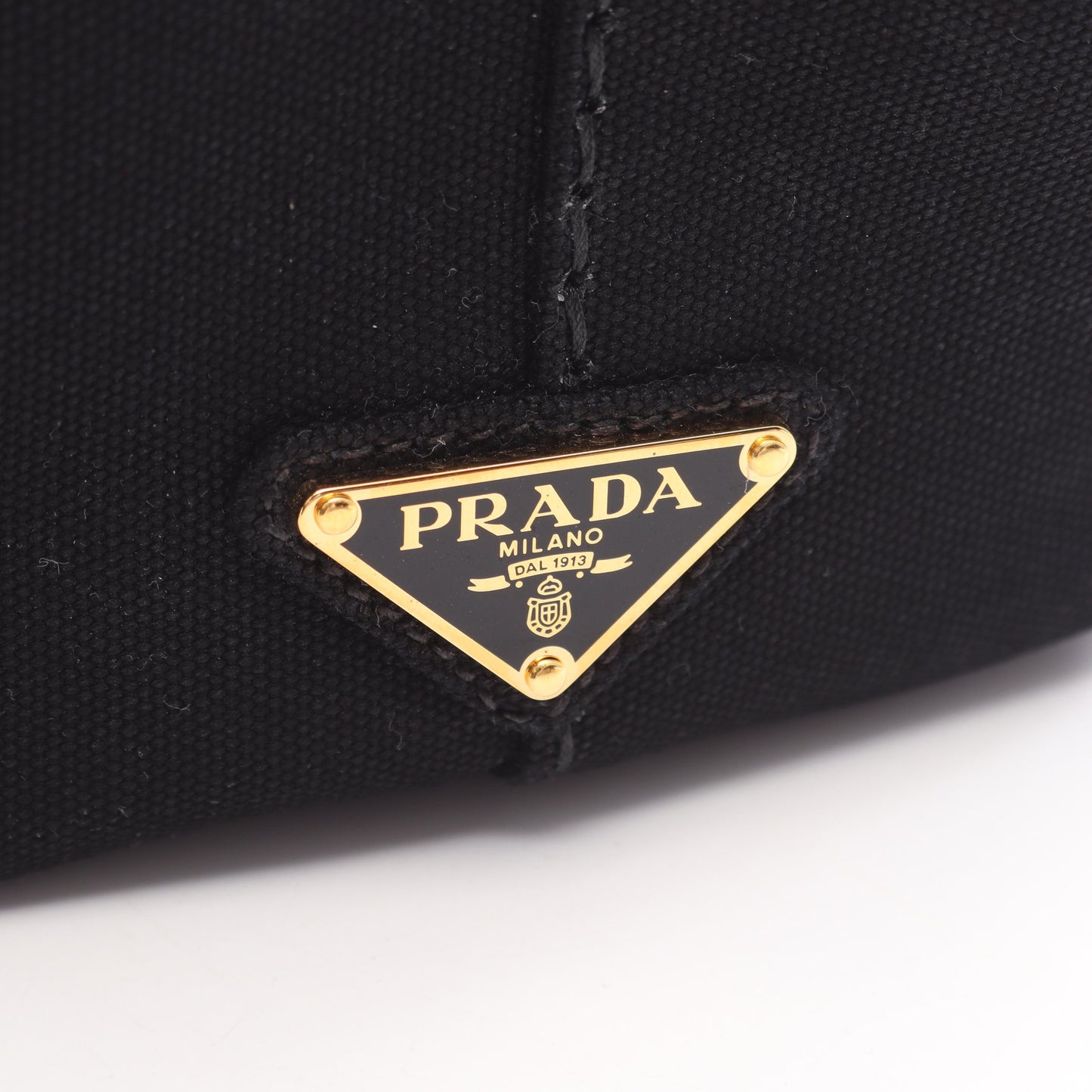 CANAPA カナパ 2WAY ハンドバッグ トートバッグ キャンバス ブラック プラダ バッグ PRADA