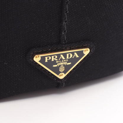 CANAPA カナパ 2WAY ハンドバッグ トートバッグ キャンバス ブラック プラダ バッグ PRADA