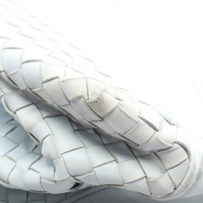 イントレチャート ボストンバッグ レザー ライトブルー ボッテガヴェネタ バッグ BOTTEGA VENETA
