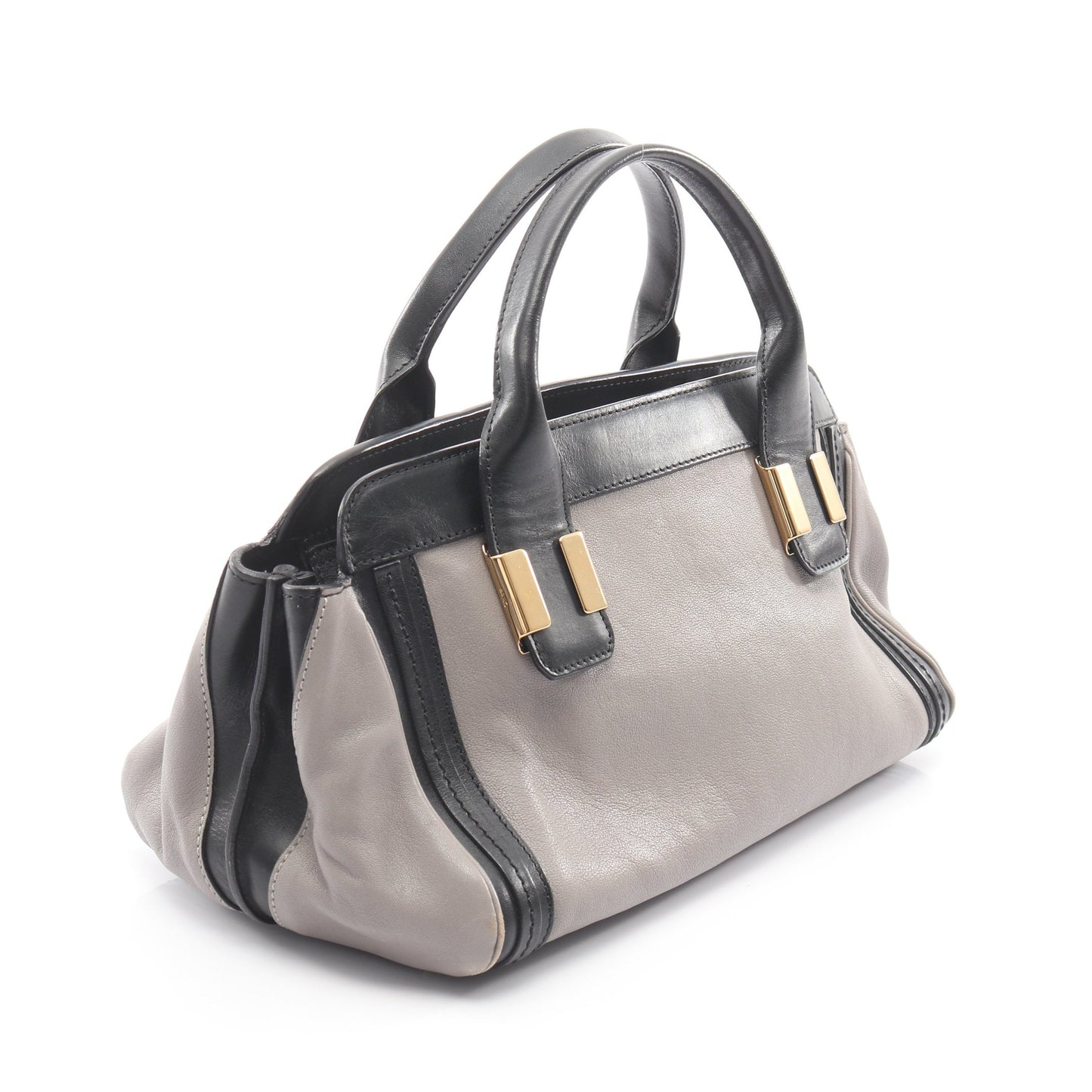 ALICE アリス ハンドバッグ レザー グレー ブラック クロエ バッグ Chloe