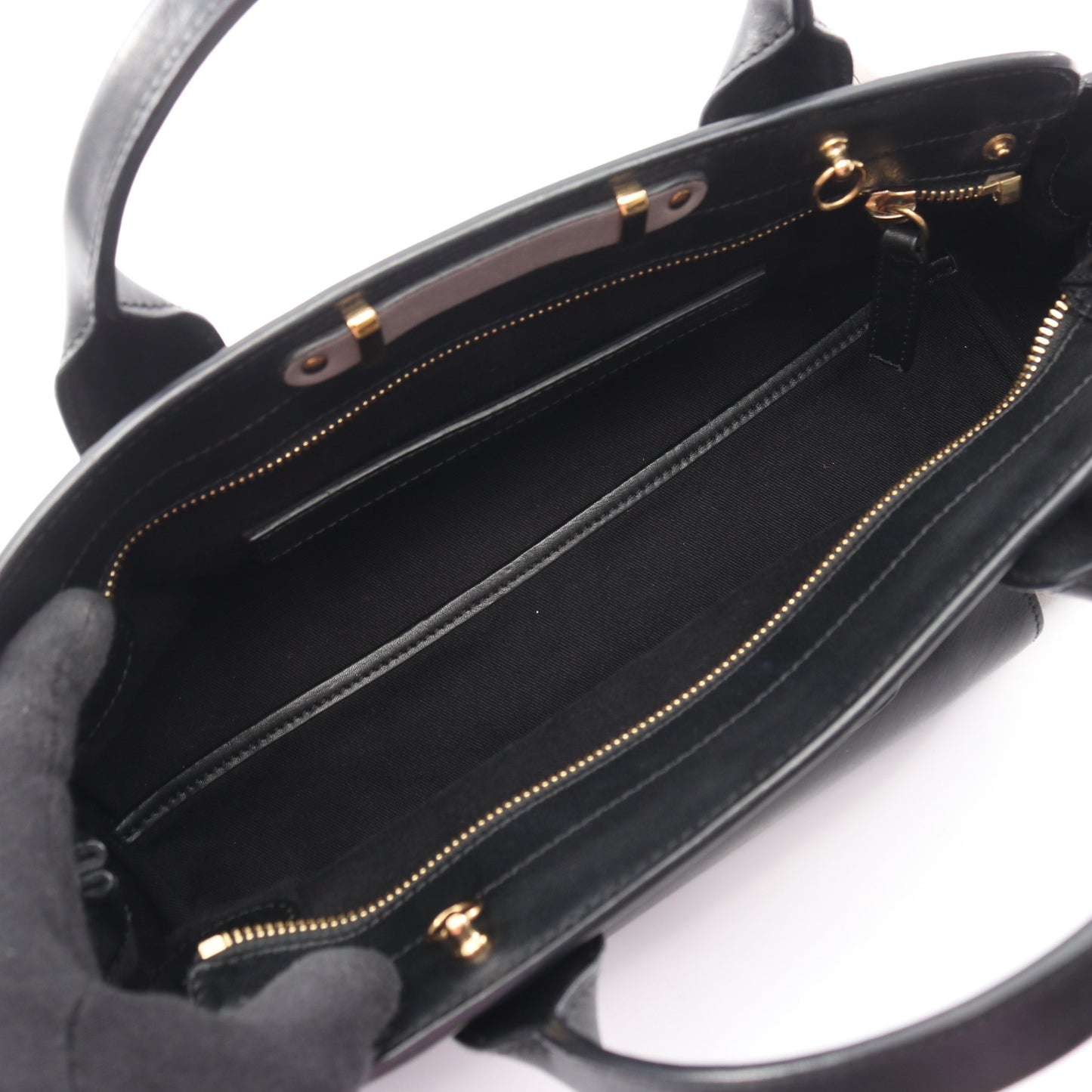 ALICE アリス ハンドバッグ レザー グレー ブラック クロエ バッグ Chloe