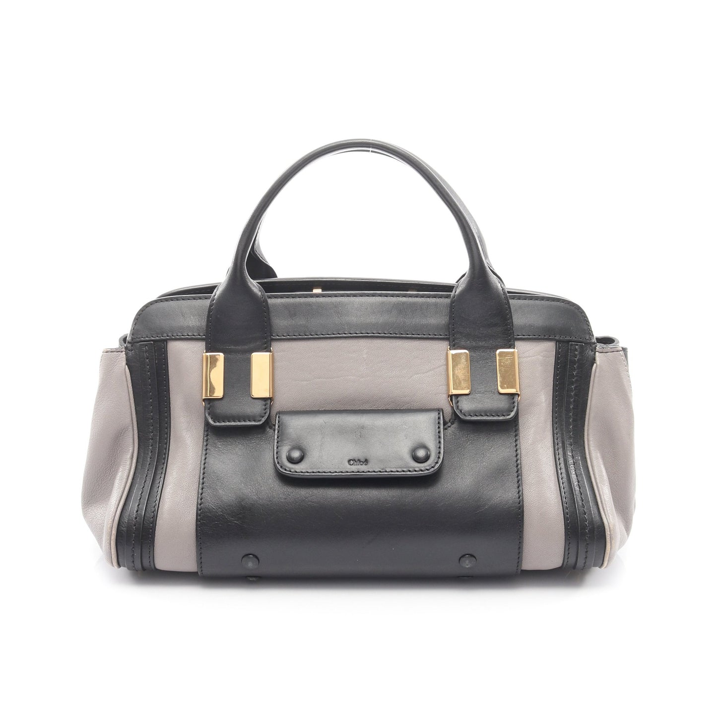 ALICE アリス ハンドバッグ レザー グレー ブラック クロエ バッグ Chloe