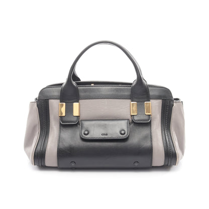 ALICE アリス ハンドバッグ レザー グレー ブラック クロエ バッグ Chloe