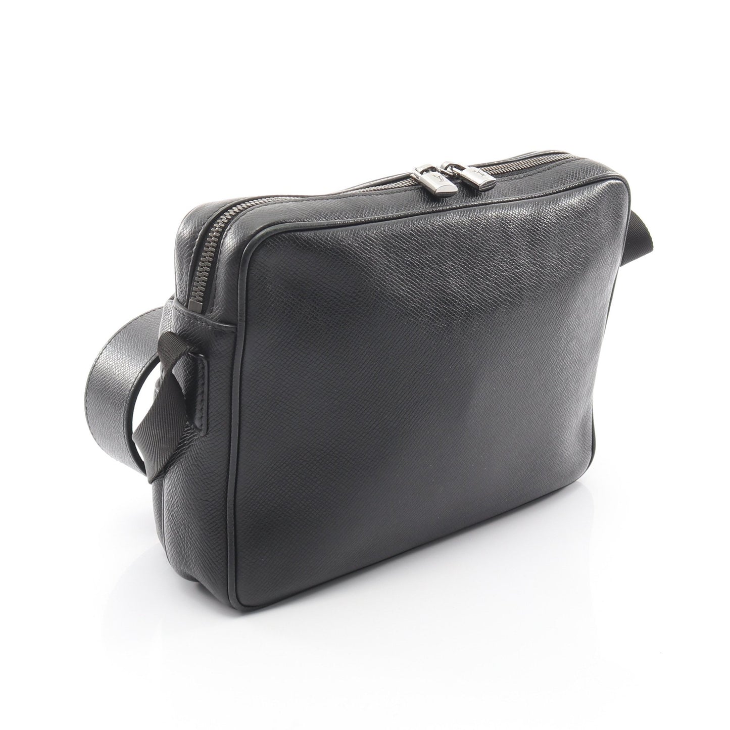 メッセンジャーPM タイガ ノワール ショルダーバッグ レザー ブラック ルイヴィトン バッグ LOUIS VUITTON