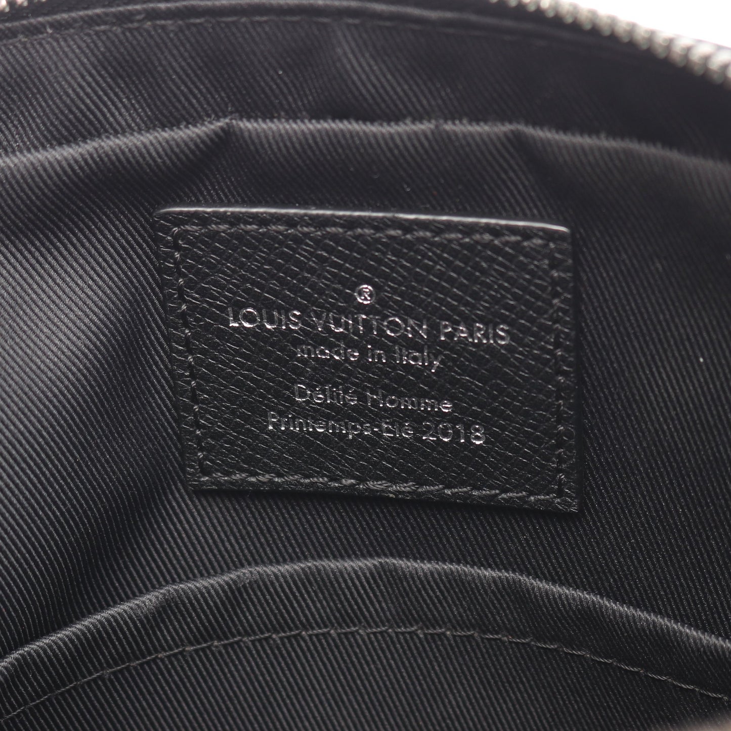 メッセンジャーPM タイガ ノワール ショルダーバッグ レザー ブラック ルイヴィトン バッグ LOUIS VUITTON