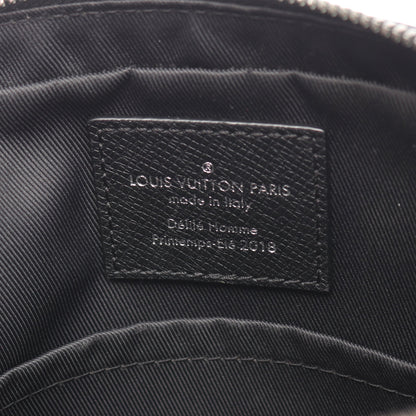 メッセンジャーPM タイガ ノワール ショルダーバッグ レザー ブラック ルイヴィトン バッグ LOUIS VUITTON