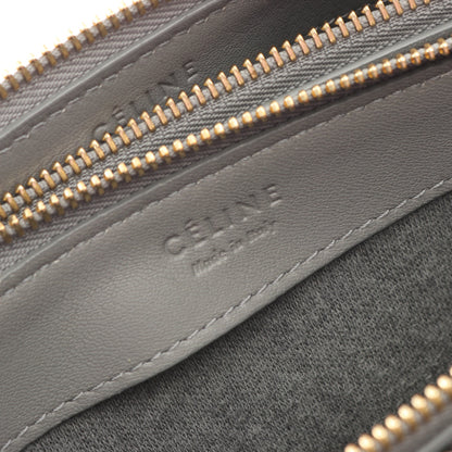 TRIO LARGE トリオ ラージ ショルダーバッグ レザー グレー セリーヌ バッグ CELINE