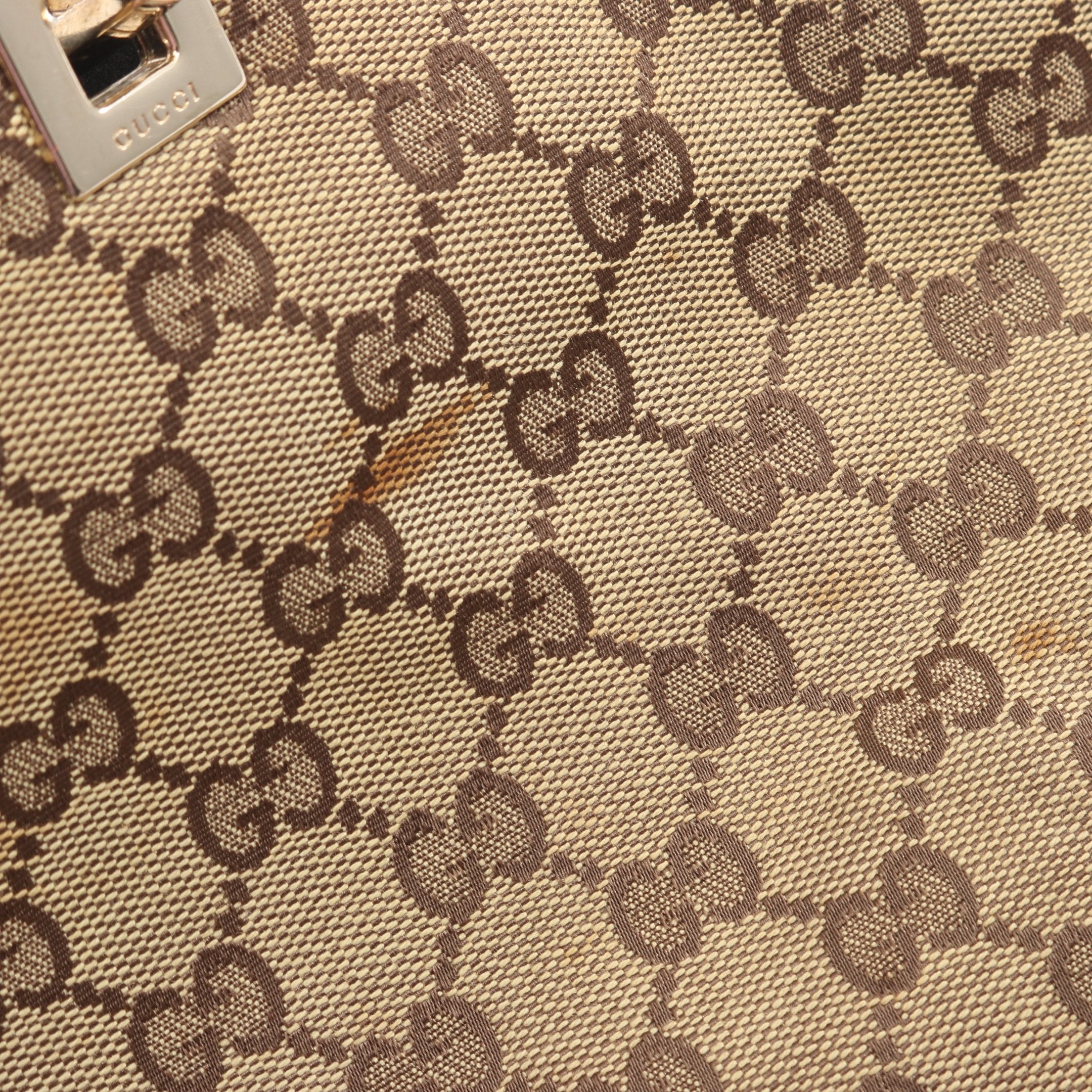 GUCCI グッチGGパターン トートバッグ ブラウン