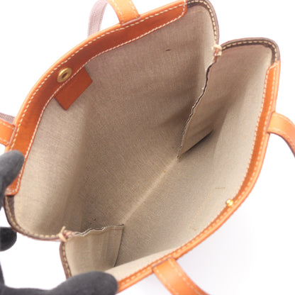 マカダム ショルダーバッグ PVC レザー ブラウン セリーヌ バッグ CELINE