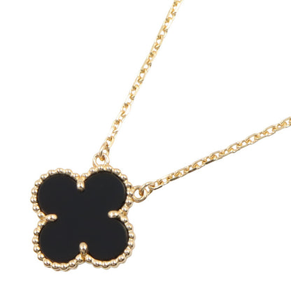 ヴィンテージアルハンブラ オニキス ネックレス ネックレス K18YG オニキス イエローゴールド ブラック ヴァンクリーフアンドアーペル アクセサリー Van Cleef & Arpels
