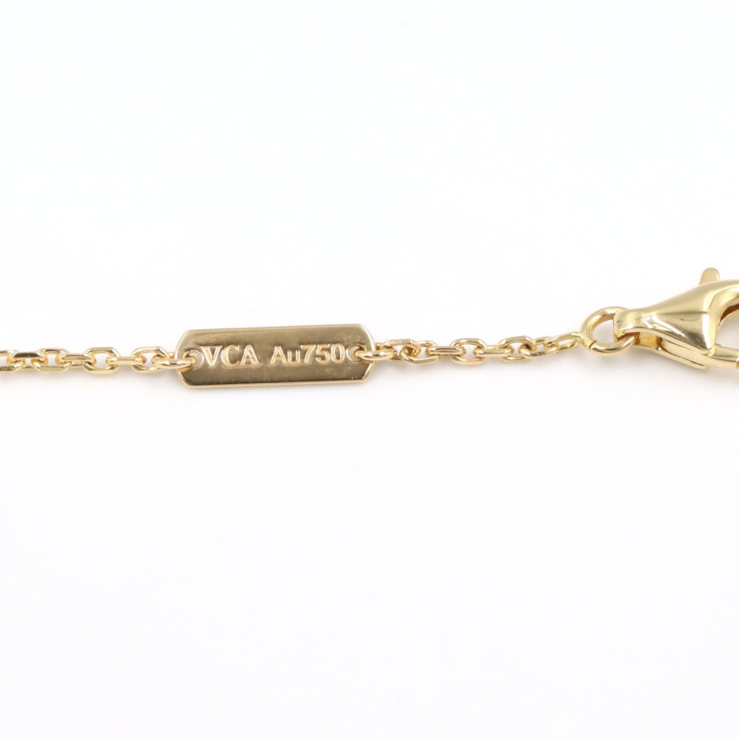 ヴィンテージアルハンブラ オニキス ネックレス ネックレス K18YG オニキス イエローゴールド ブラック ヴァンクリーフアンドアーペル アクセサリー Van Cleef & Arpels